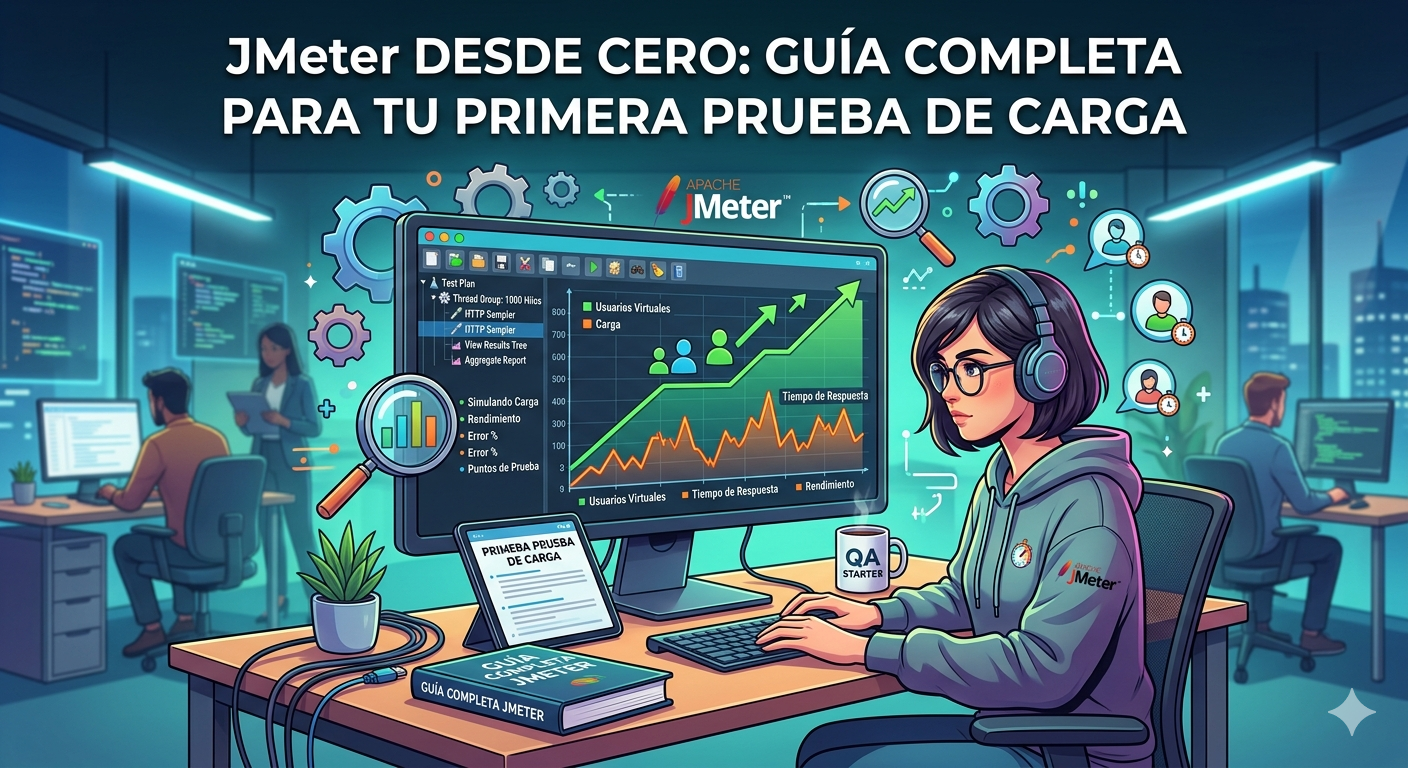 JMeter desde cero: guía completa para tu primera prueba de carga - Mundo QA