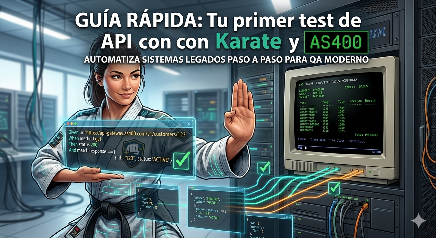 GUÍA RÁPIDA: Tu primer test de API con Karate y AS400 - Mundo QA