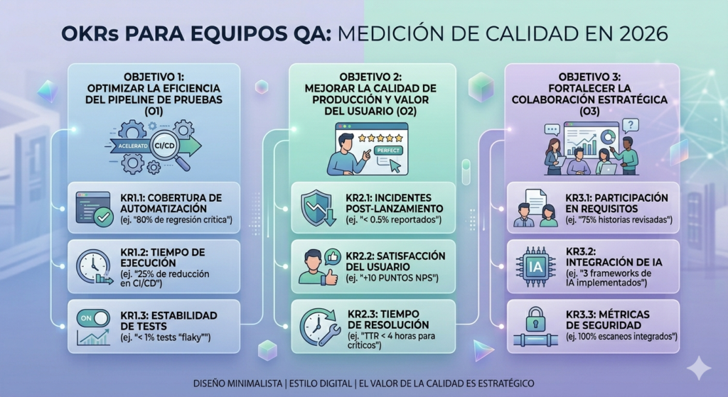OKRs para equipos de QA